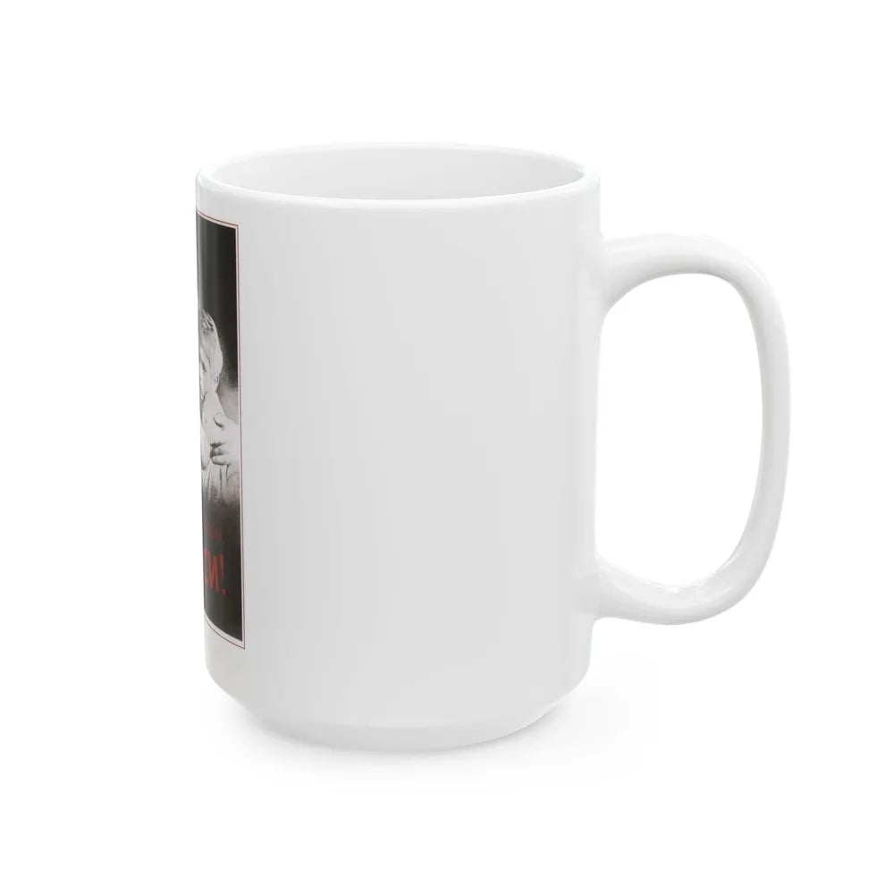 Soviet Era Poster 534 - White Coffee Mug-Go Mug Yourself