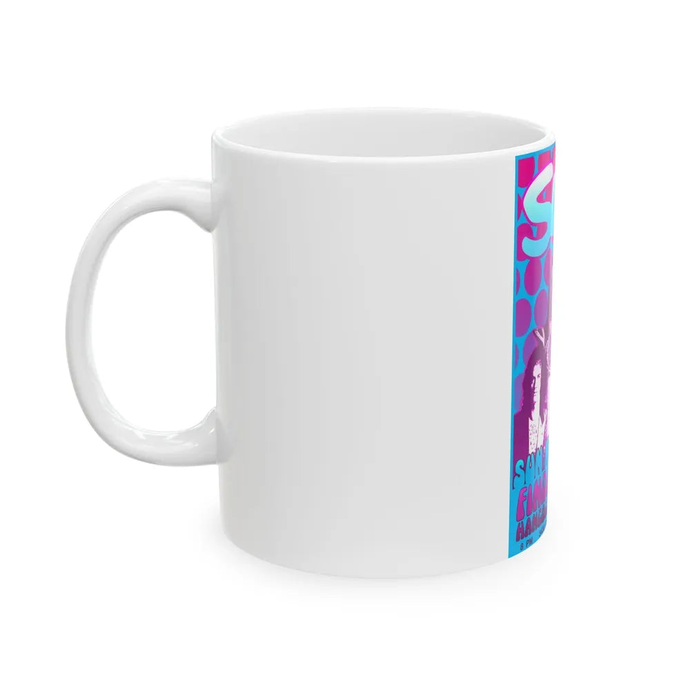 Slade - 1976 (Music Poster) White Coffee Mug-Go Mug Yourself