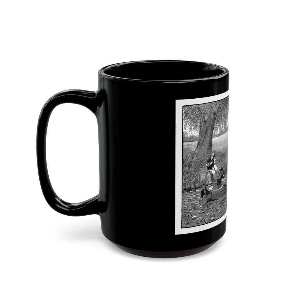 George Freeborn From The Boy's Own Paper, 18th October, 1890 - Black Coffee Mug-Go Mug Yourself