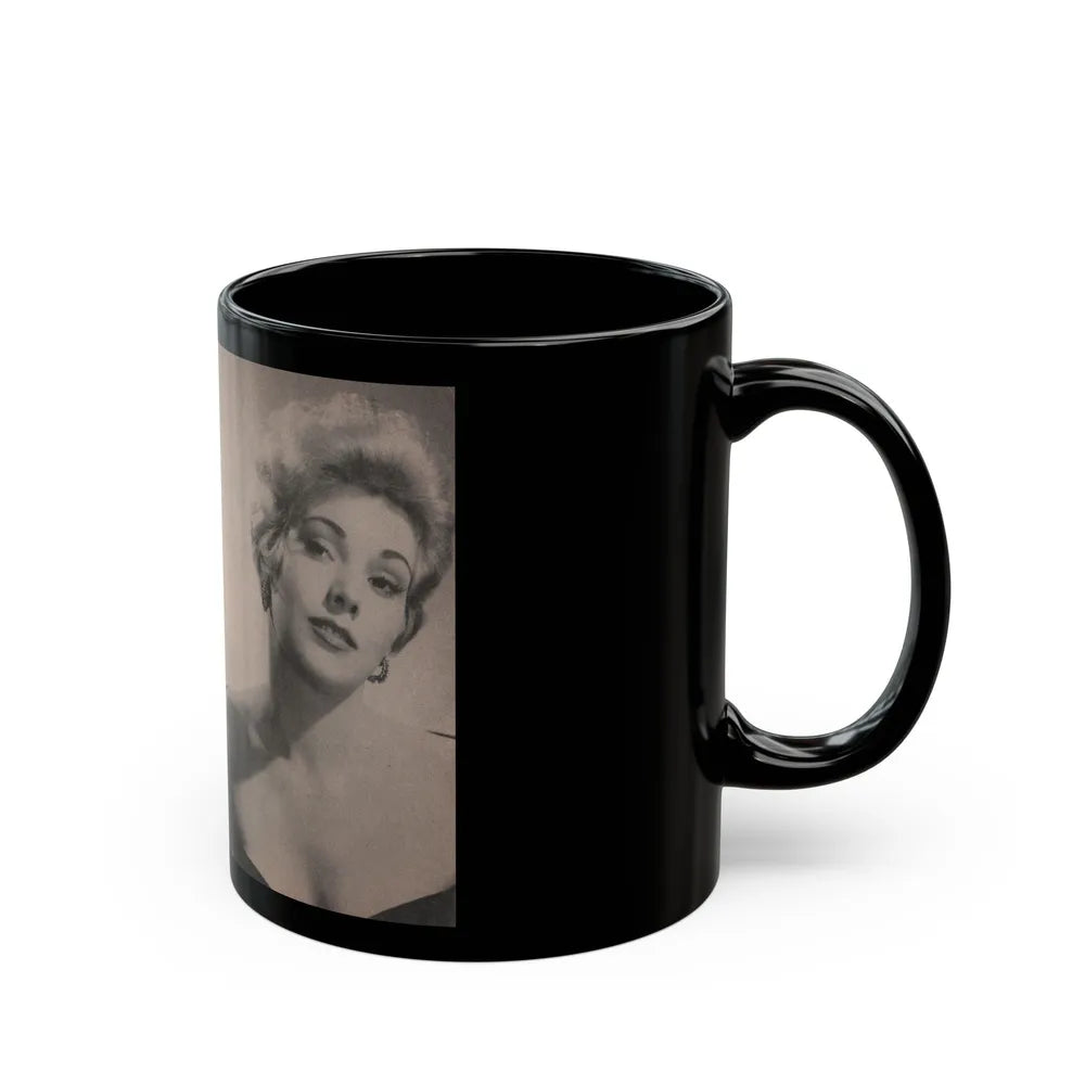 Kim Novak #142 - Scanned Mag. 66 Photos (Vintage Female Icon) Black Coffee Mug-Go Mug Yourself