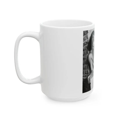 Dawn Richard #17 - See through top (Vintage Female Icon) White Coffee Mug-Go Mug Yourself