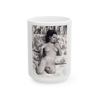 Julie Ege #247 (Vintage Female Icon) White Coffee Mug-15oz-Go Mug Yourself