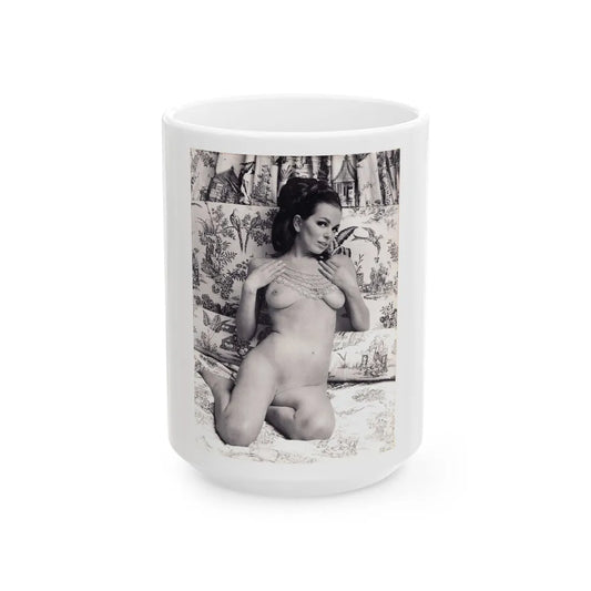 Julie Ege #247 (Vintage Female Icon) White Coffee Mug-15oz-Go Mug Yourself