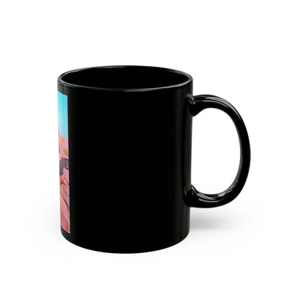 Gila Golan #103 (Vintage Female Icon) Black Coffee Mug-Go Mug Yourself