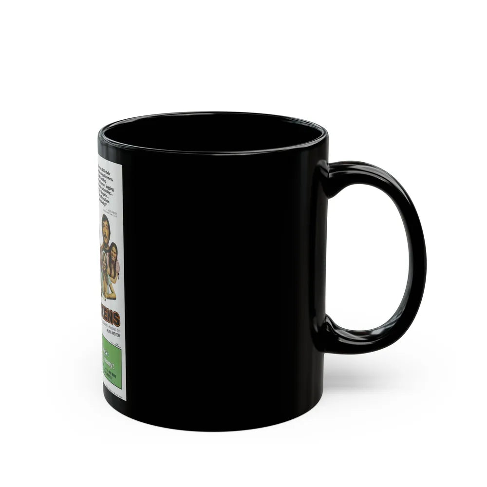 BENEATH THE VALLEY OF THE ULTRAVIXENS 1979 Movie Poster - Black Coffee Mug-Go Mug Yourself