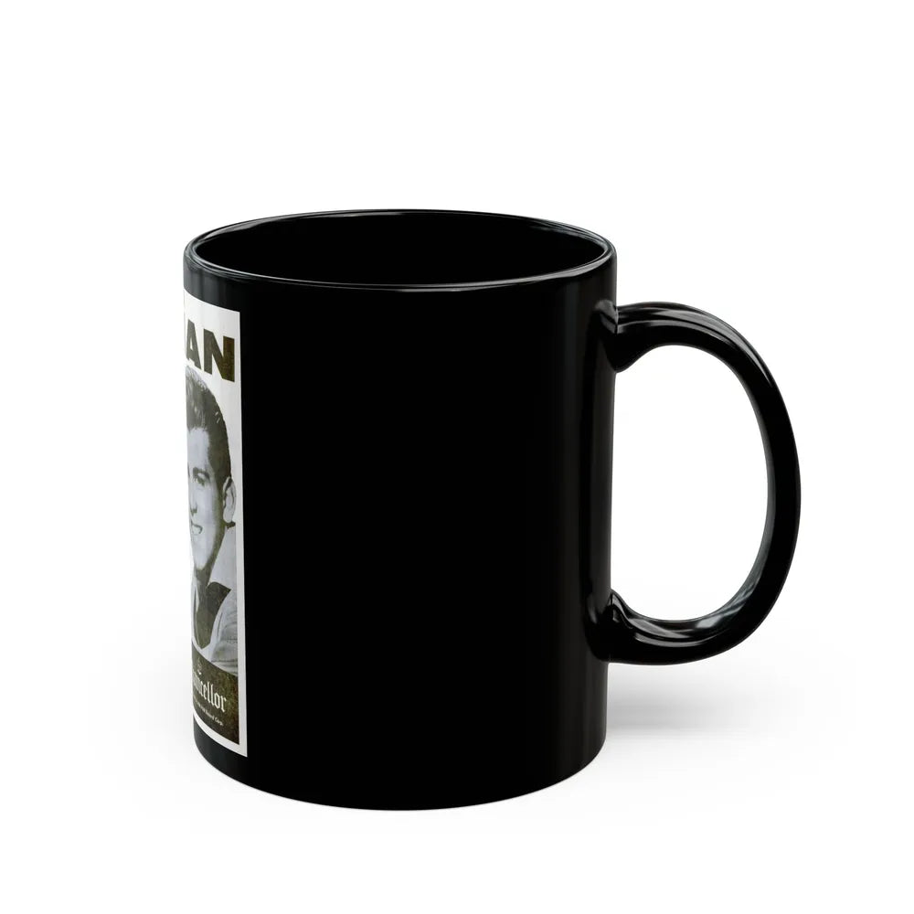 Fabian 1960 (Music Poster) Black Coffee Mug-Go Mug Yourself