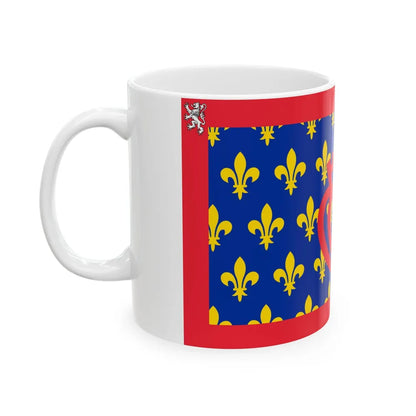 Flag of Pays de la Loire France - White Coffee Mug-Go Mug Yourself