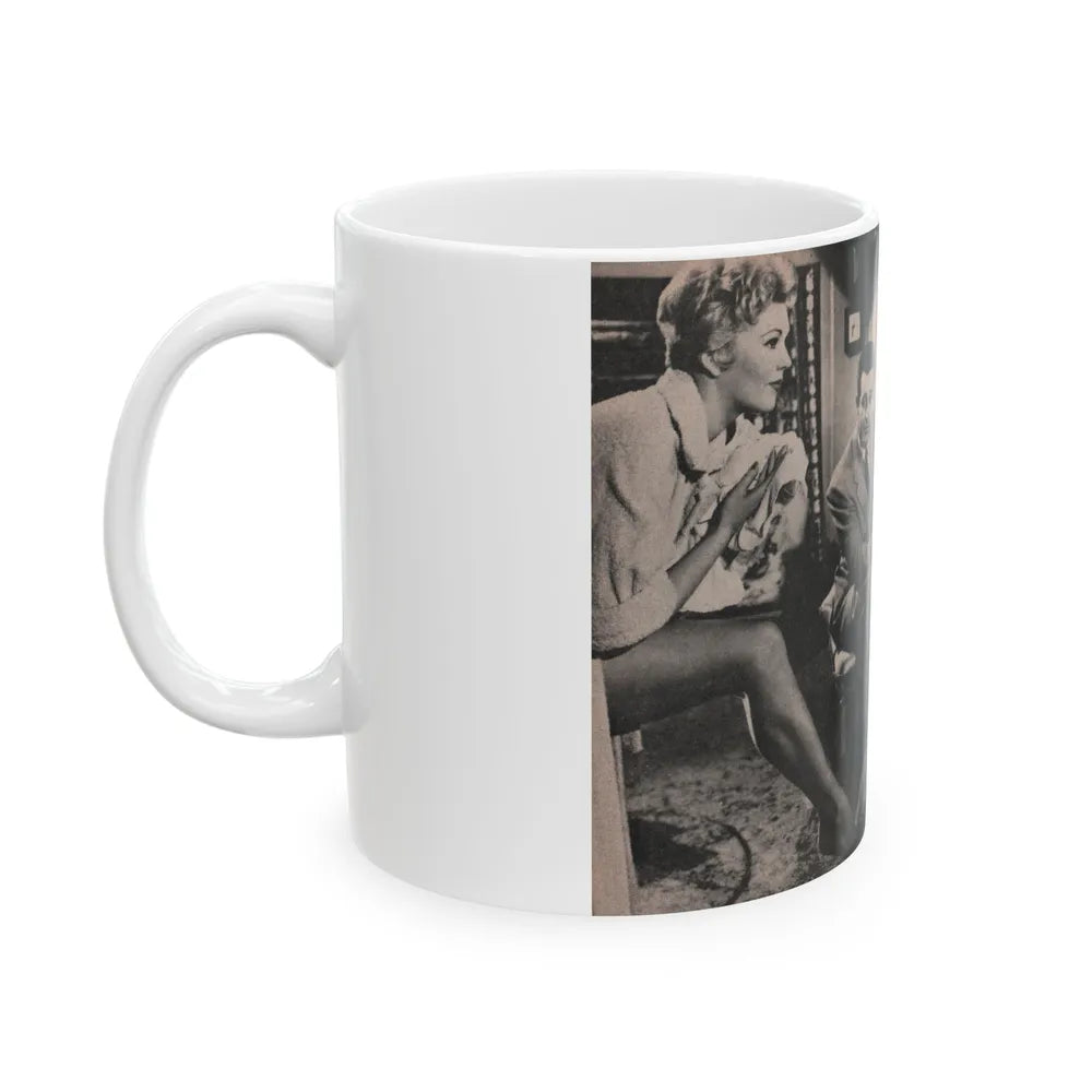 Kim Novak #166 - Scanned Mag. 66 Photos (Vintage Female Icon) White Coffee Mug-Go Mug Yourself