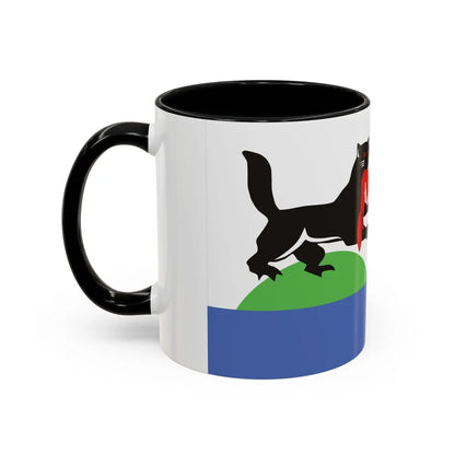 Flag of Irkutsk Russia - Accent Coffee Mug-Go Mug Yourself