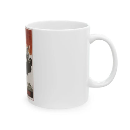 Soviet Era Poster 530 - White Coffee Mug-Go Mug Yourself