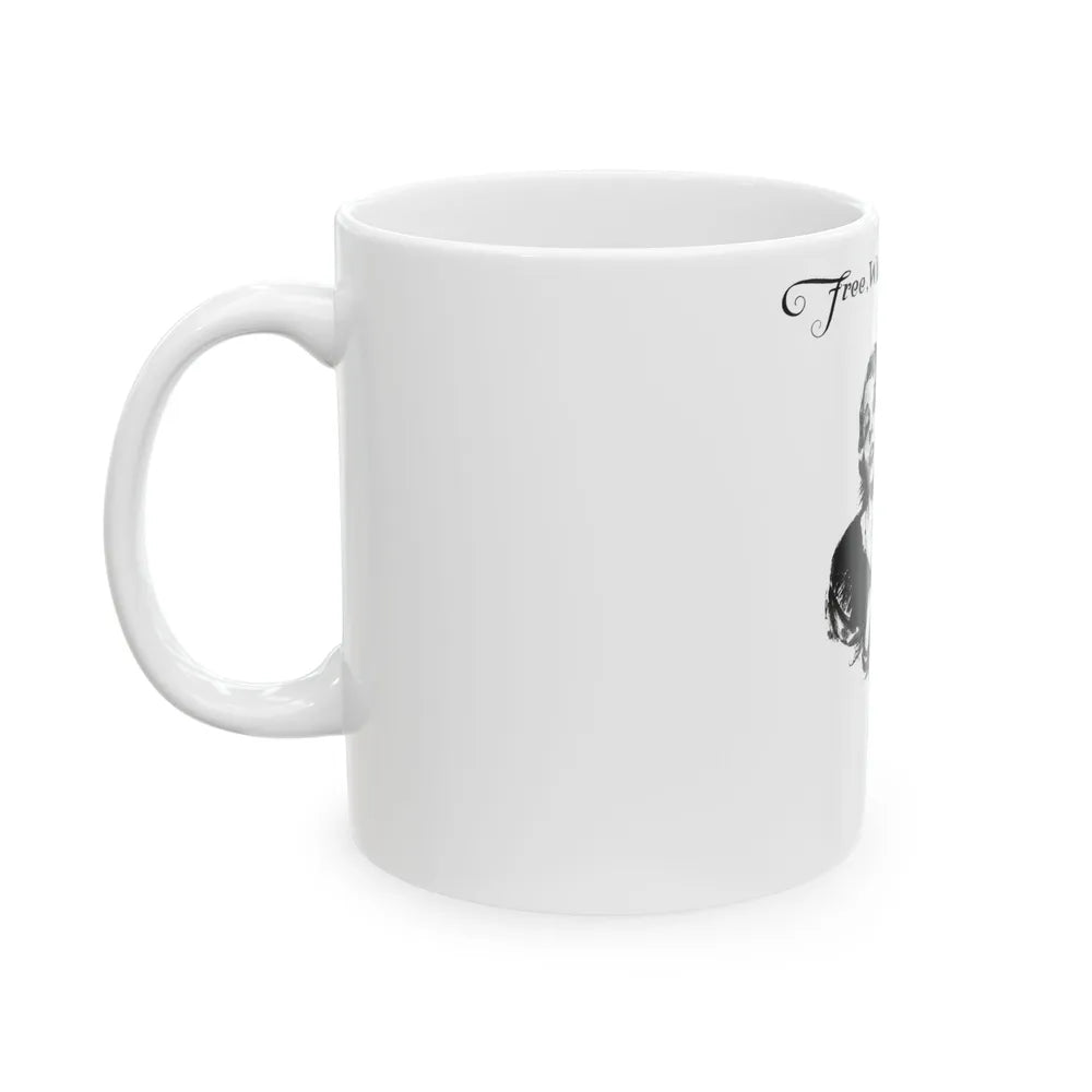 Free, White and Female (3), Collier's, March 3, 1928 - White Coffee Mug-Go Mug Yourself