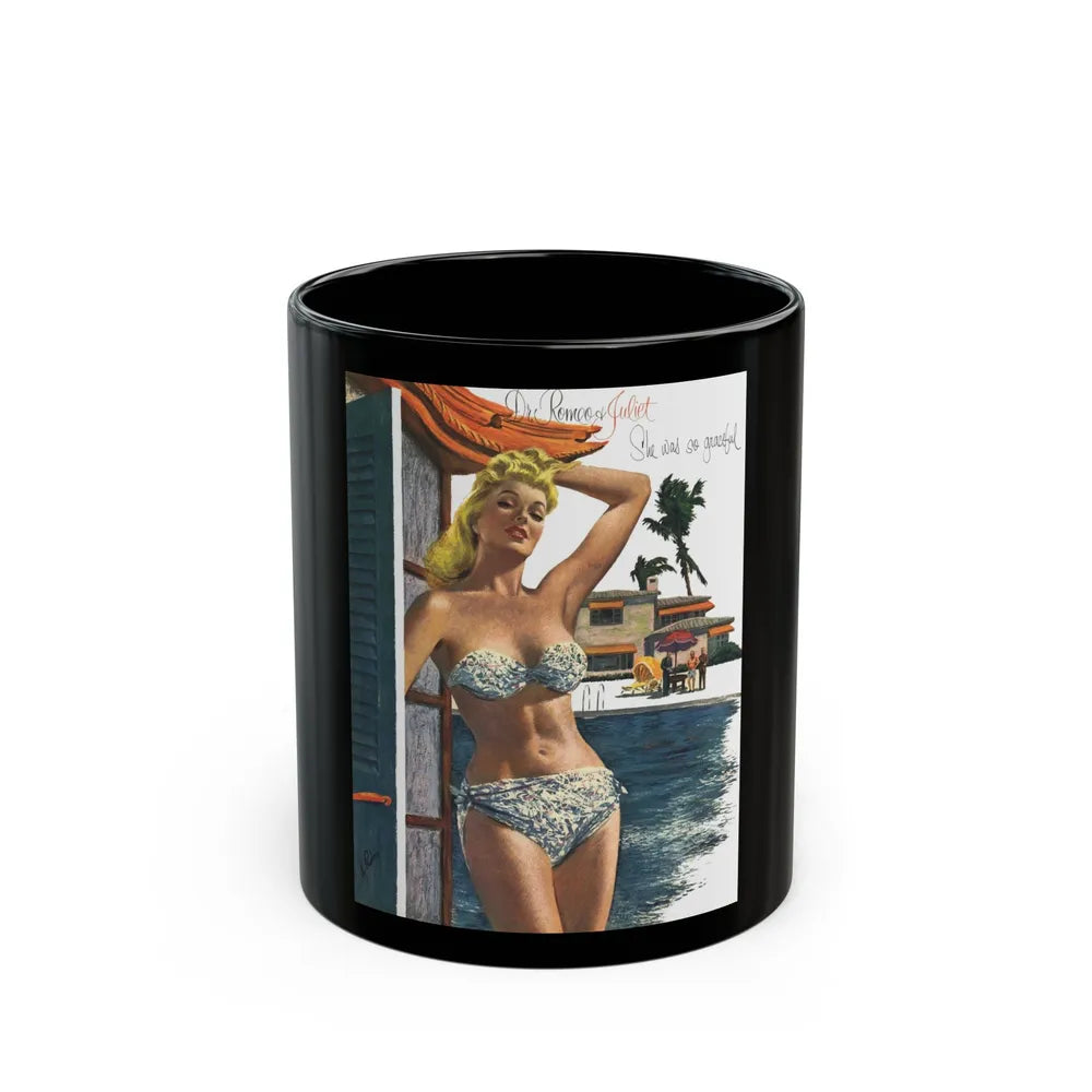 Dr. Romeo & Juliet, Esquire, June 1952 - Black Coffee Mug-11oz-Go Mug Yourself