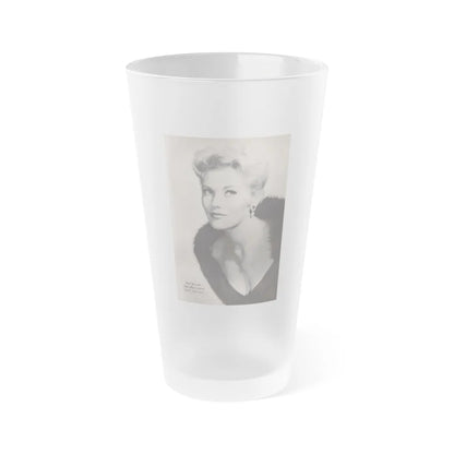 Kim Novak #249 - Tempo Mag. 2-21-56 - 1 B&W Photo (Vintage Female Icon) Frosted Pint 16oz-16oz-Frosted-Go Mug Yourself