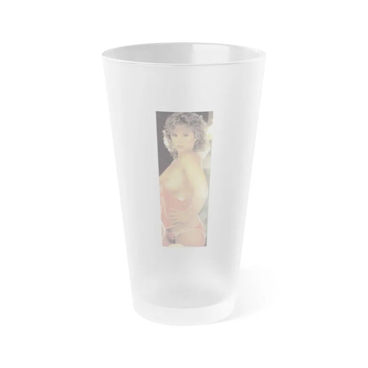 Linda Blair #158 - Topless (Vintage Female Icon) Frosted Pint 16oz-16oz-Frosted-Go Mug Yourself