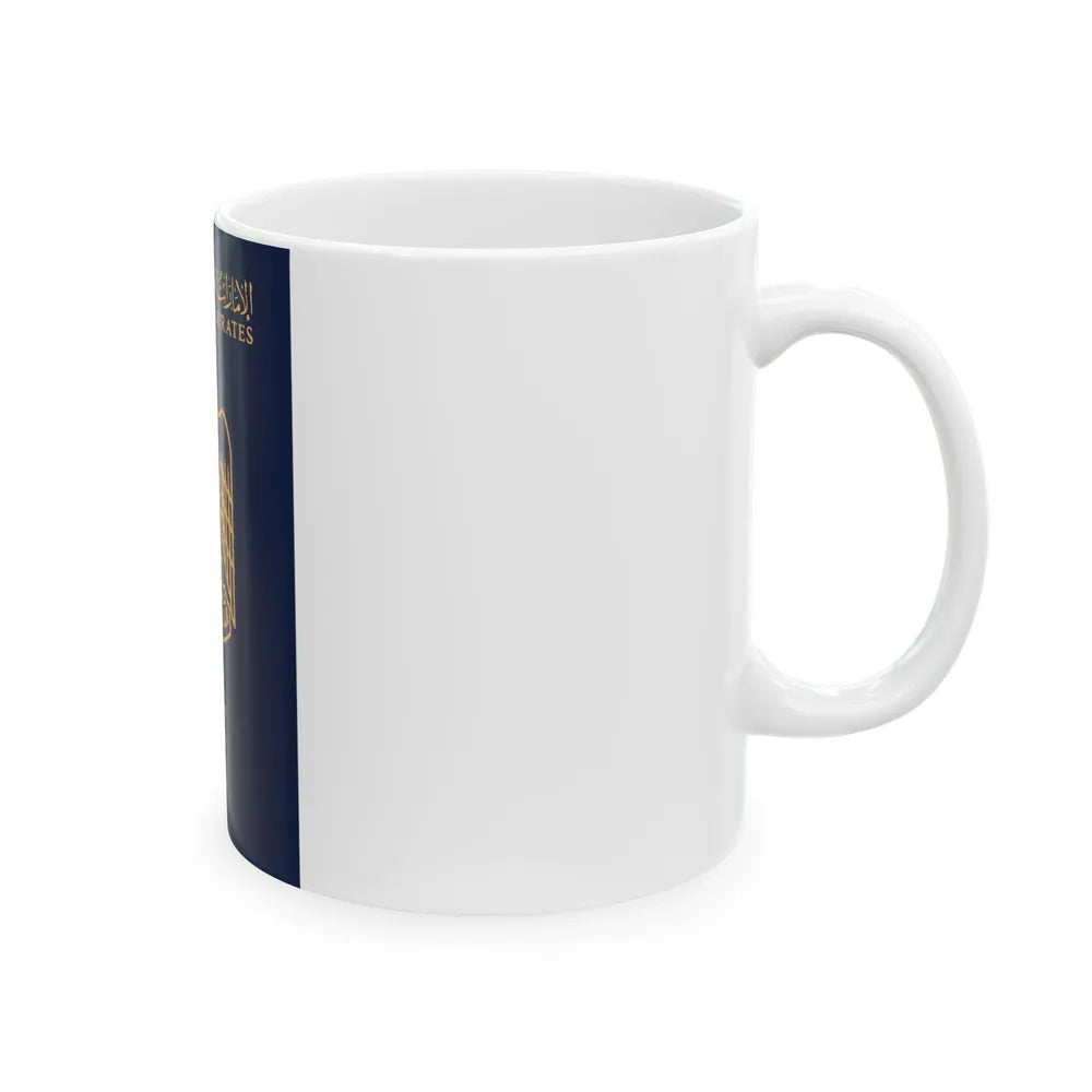 UAE Passport - White Coffee Mug-Go Mug Yourself