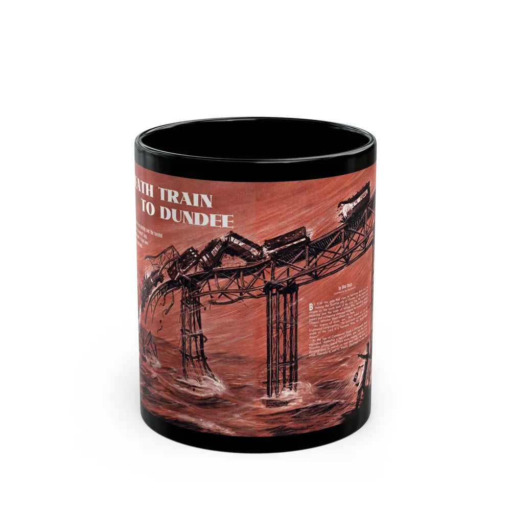 Death Train to Dundee, Stag magazine, November 1957 - Black Coffee Mug-11oz-Go Mug Yourself