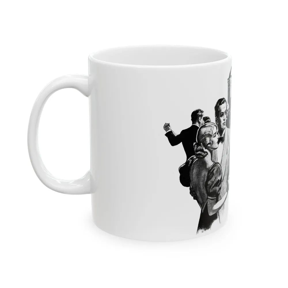 Ghost In The Wind, Liberty magazine, October 31, 1936 - White Coffee Mug-Go Mug Yourself