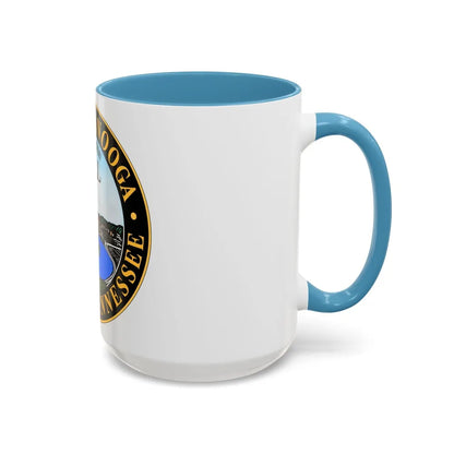 Seal of Chattanooga Tennessee - Accent Coffee Mug-Go Mug Yourself