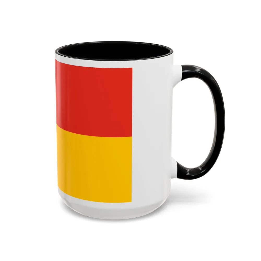 Flag of Euskirchen Germany - Accent Coffee Mug-Go Mug Yourself