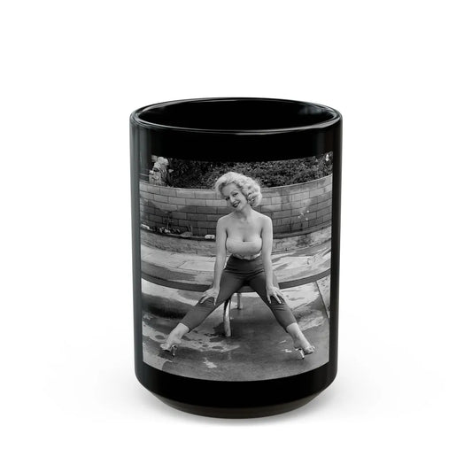 Greta Thyssen #51 (Vintage Female Icon) Black Coffee Mug-15oz-Go Mug Yourself