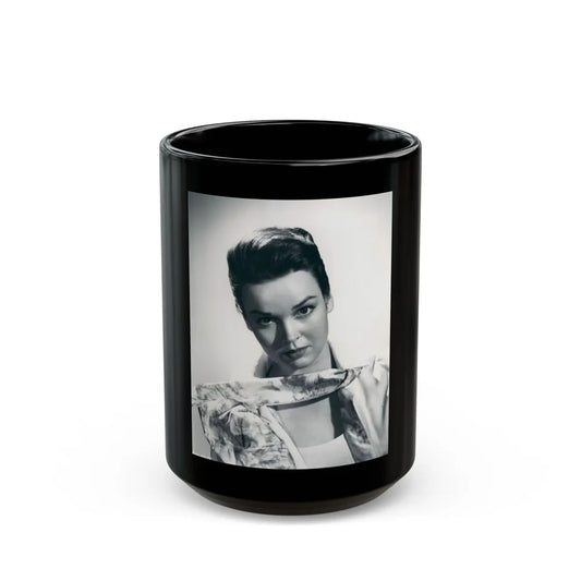 Kathryn Grant #90 (Vintage Female Icon) Black Coffee Mug-15oz-Go Mug Yourself