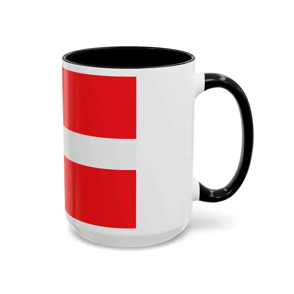 Flag of Gori Georgia - Accent Coffee Mug-Go Mug Yourself