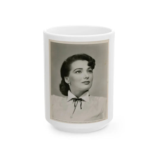 Julia Adams #192 (Vintage Female Icon) White Coffee Mug-15oz-Go Mug Yourself