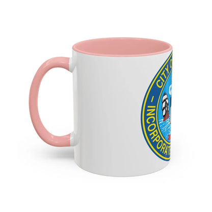 Seal of Chicago Illinois - Accent Coffee Mug-Go Mug Yourself