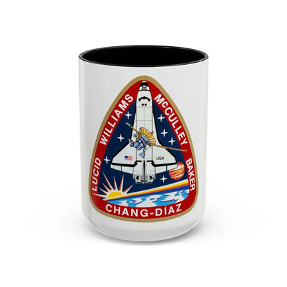 STS 34 (NASA) Accent Coffee Mug-15oz-Black-Go Mug Yourself