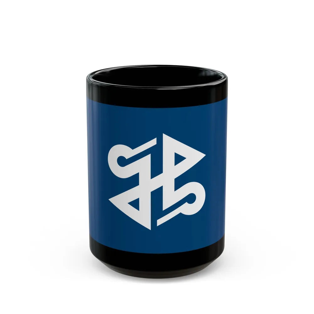 Flag of Shinjuku Tokyo Japan - Black Coffee Mug-15oz-Go Mug Yourself