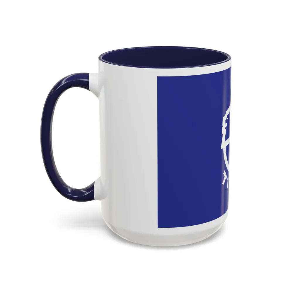 Flag of Ashdod Israel - Accent Coffee Mug-Go Mug Yourself