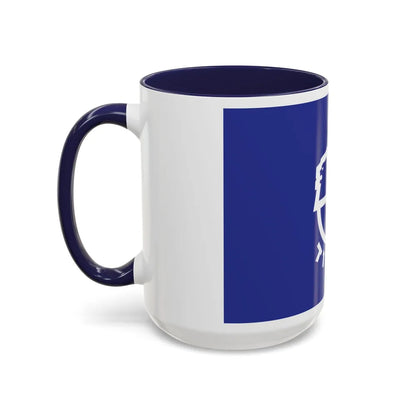 Flag of Ashdod Israel - Accent Coffee Mug-Go Mug Yourself