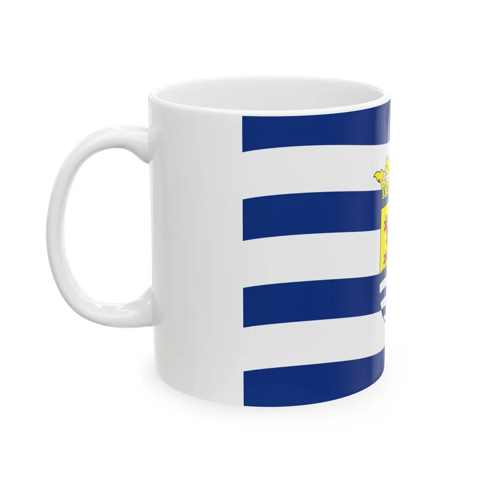 Flag of Zeeland Netherlands - White Coffee Mug-Go Mug Yourself