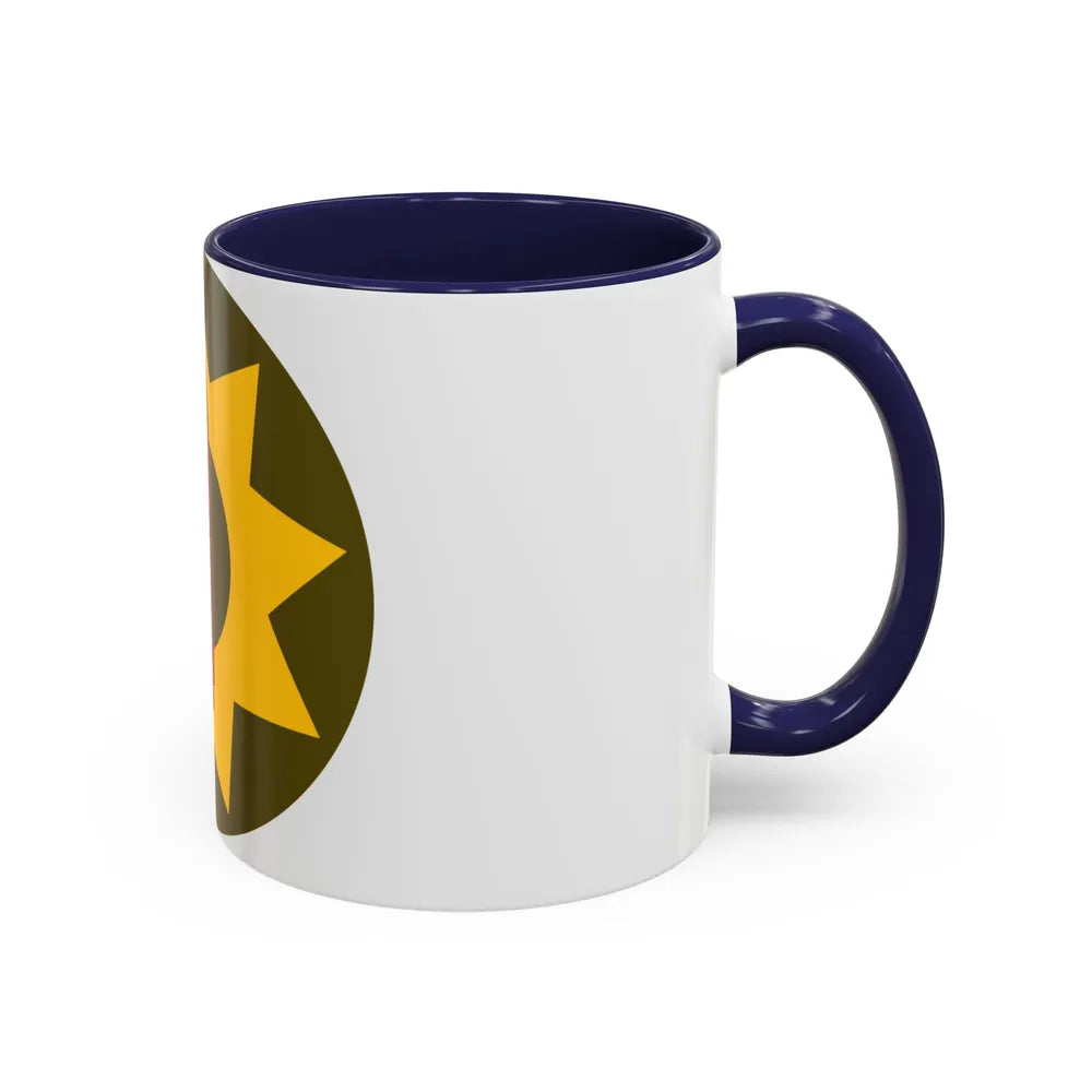 Pacific Coastal Frontier (U.S. Army) Accent Coffee Mug-Go Mug Yourself