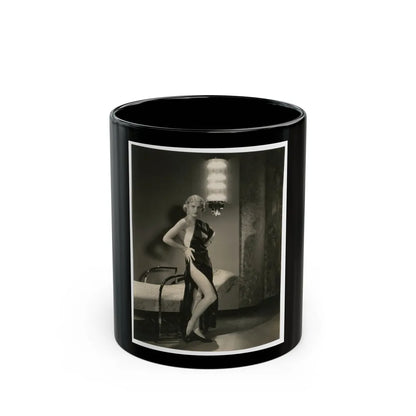 Gloria Stuart #10 (Vintage Female Icon) Black Coffee Mug-11oz-Go Mug Yourself