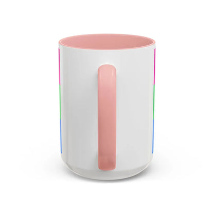 Polysexuality Pride Flag - Accent Coffee Mug-Go Mug Yourself