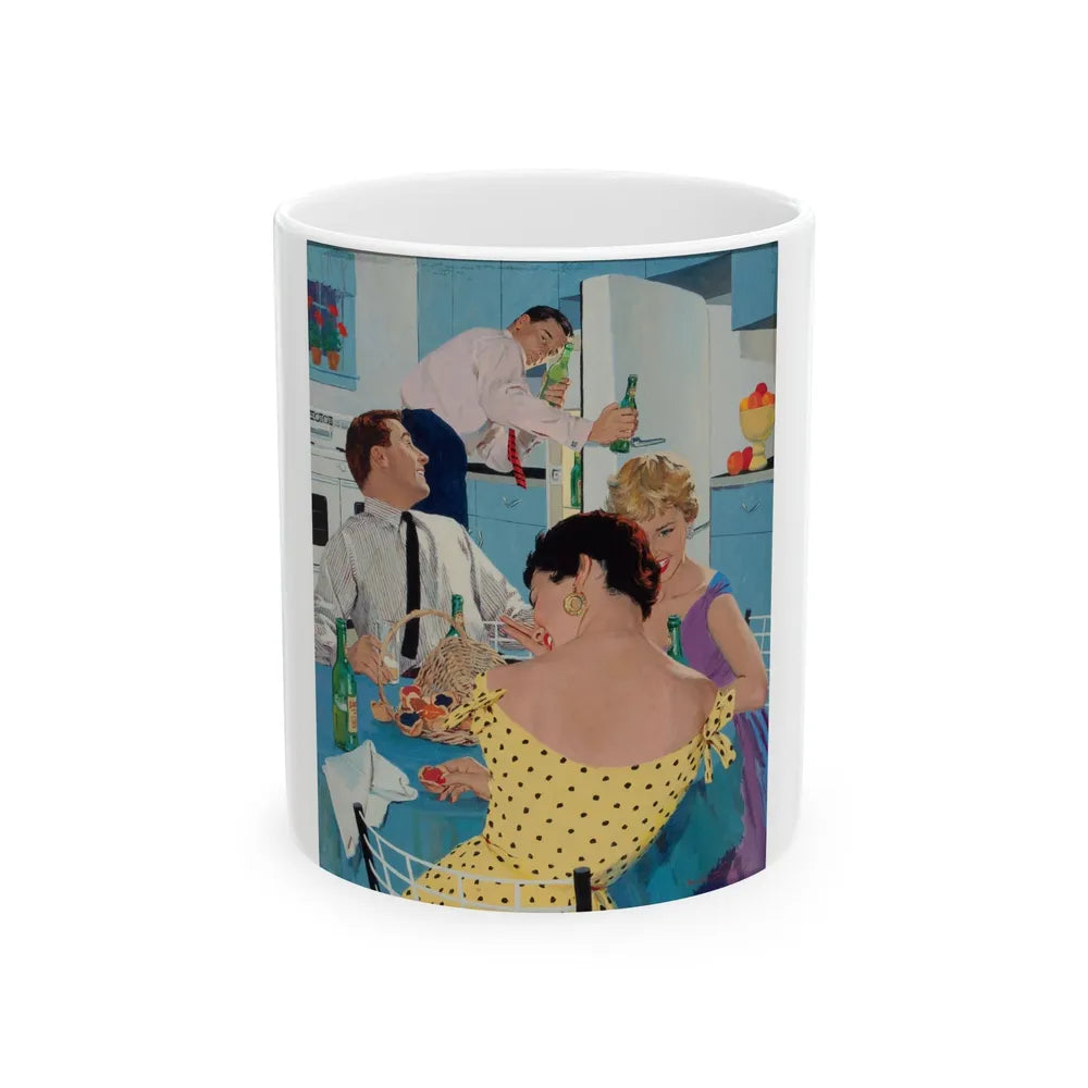 Ballantine Beer advertisement, circa late 1950s - White Coffee Mug-11oz-Go Mug Yourself