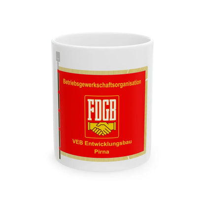 FDGB BGO Entwicklungsbau Pirna (Germany) White Coffee Mug 11oz - Go Mug Yourself