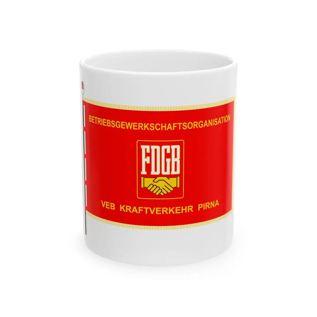 FDGB BGO Kraftverkehr Pirna (Germany) White Coffee Mug 11oz - Go Mug Yourself