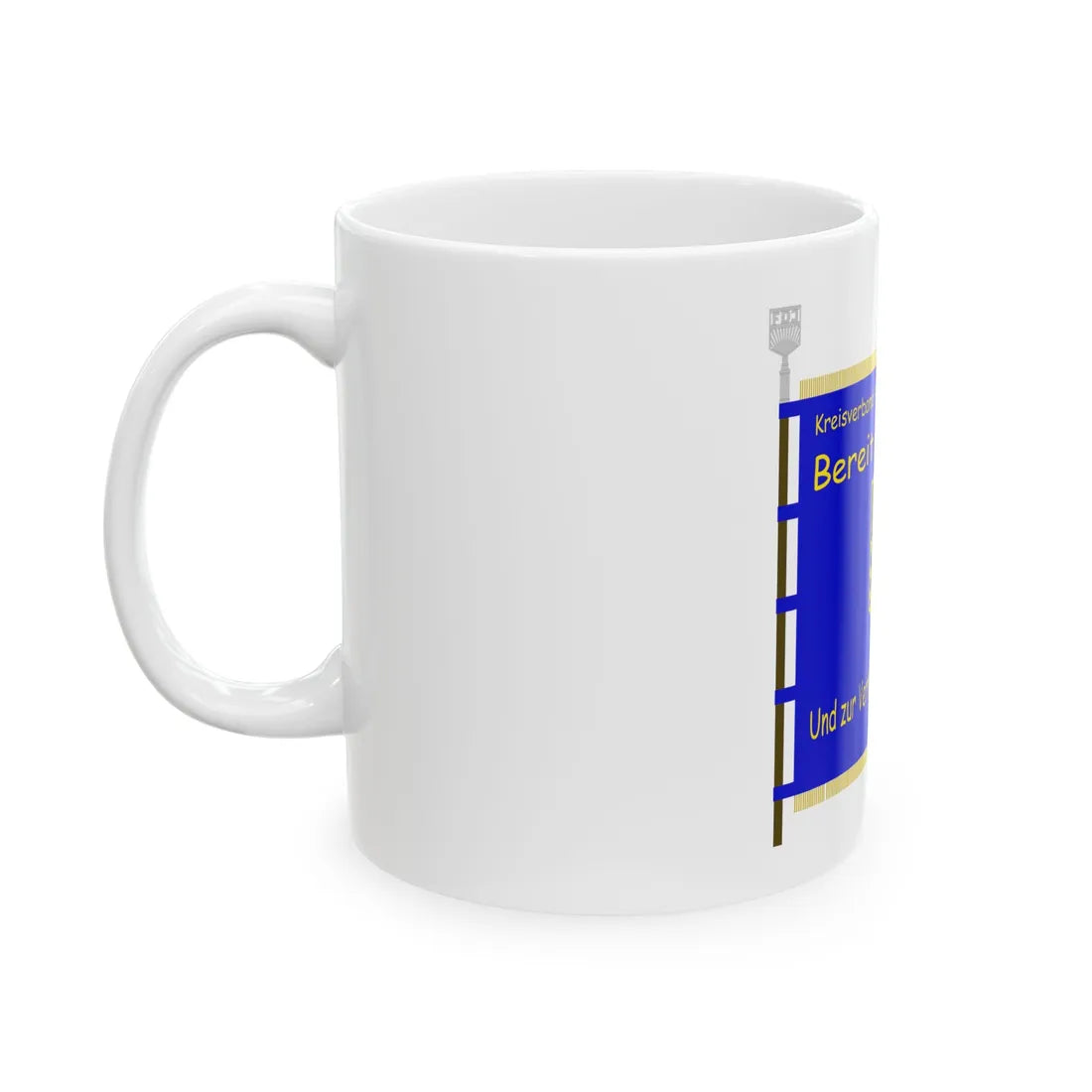 FDJ Kreisverband Pirna (Germany) White Coffee Mug - Go Mug Yourself