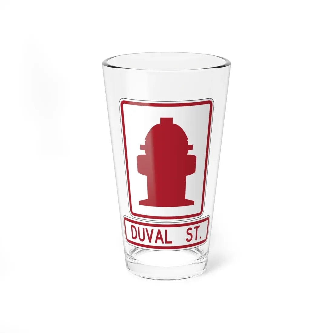 FDOT Road sign - Fire hydrant (Florida) (Road Sign) Pint Glass 16oz 16oz - Go Mug Yourself
