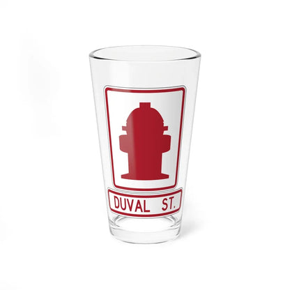 FDOT Road sign - Fire hydrant (Florida) (Road Sign) Pint Glass 16oz 16oz - Go Mug Yourself