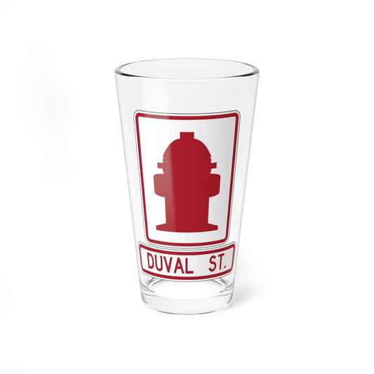 FDOT Road sign - Fire hydrant (Florida) (Road Sign) Pint Glass 16oz 16oz - Go Mug Yourself