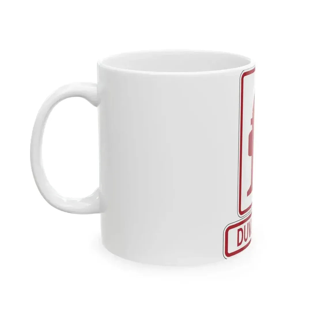 FDOT Road sign - Fire hydrant (Florida) (Road Sign) White Coffee Mug - Go Mug Yourself