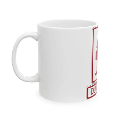 FDOT Road sign - Fire hydrant (Florida) (Road Sign) White Coffee Mug - Go Mug Yourself