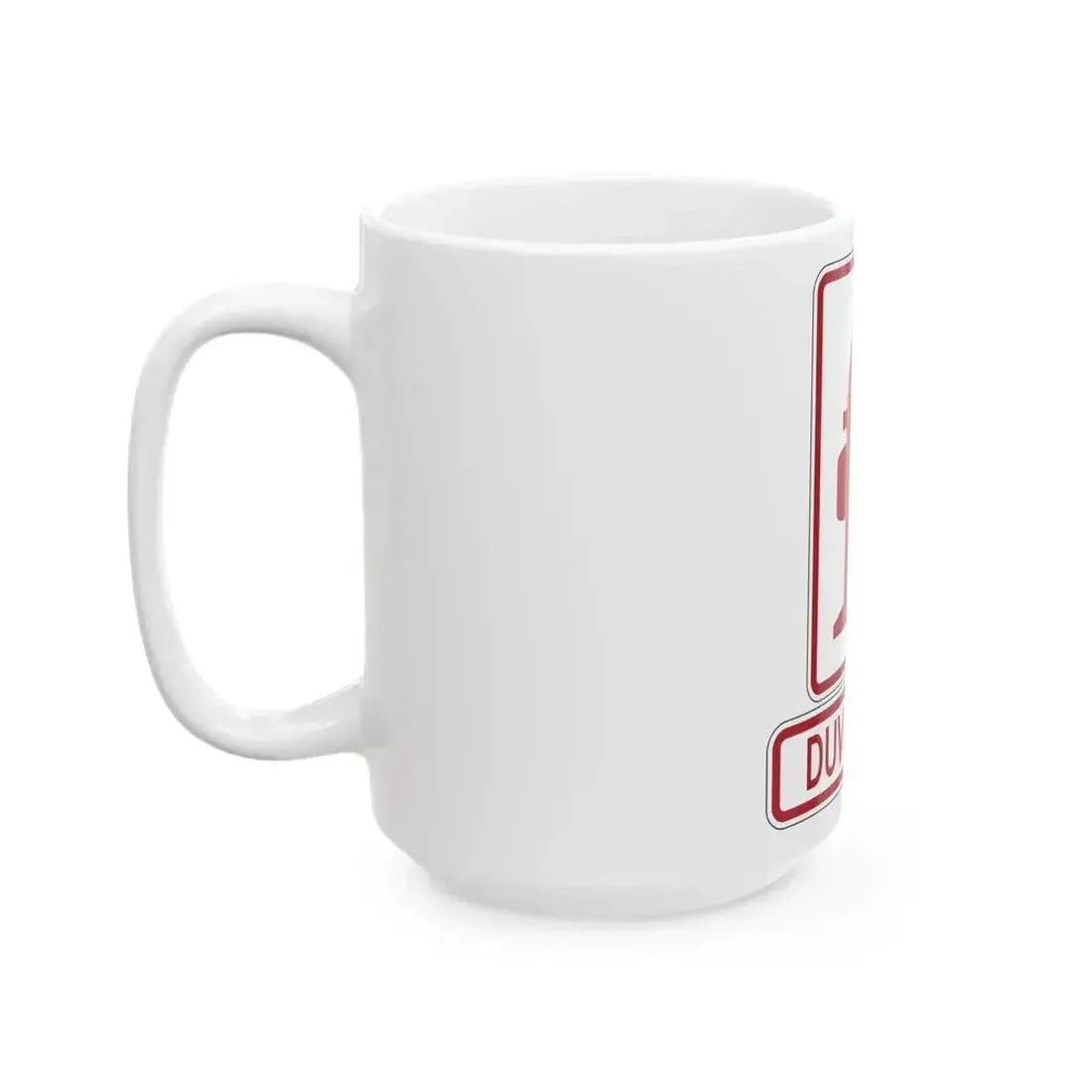 FDOT Road sign - Fire hydrant (Florida) (Road Sign) White Coffee Mug - Go Mug Yourself