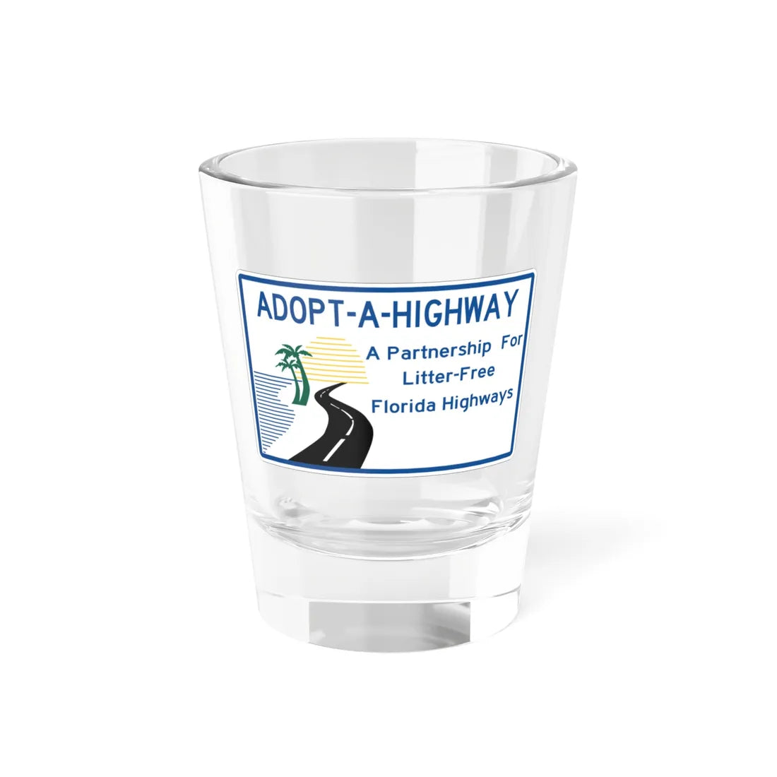 FDOT Road sign FTP-42-04 (Florida) (Road Sign) Shot Glass 1.5oz 1.5oz - Go Mug Yourself
