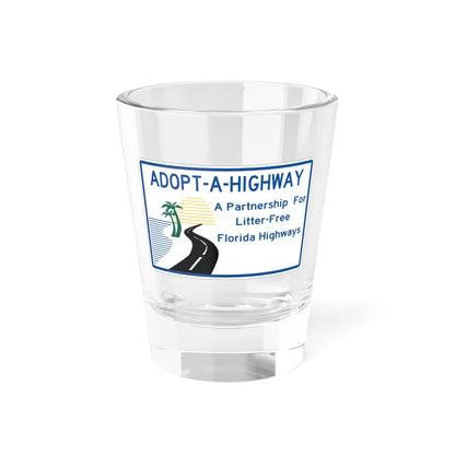 FDOT Road sign FTP-42-04 (Florida) (Road Sign) Shot Glass 1.5oz 1.5oz - Go Mug Yourself