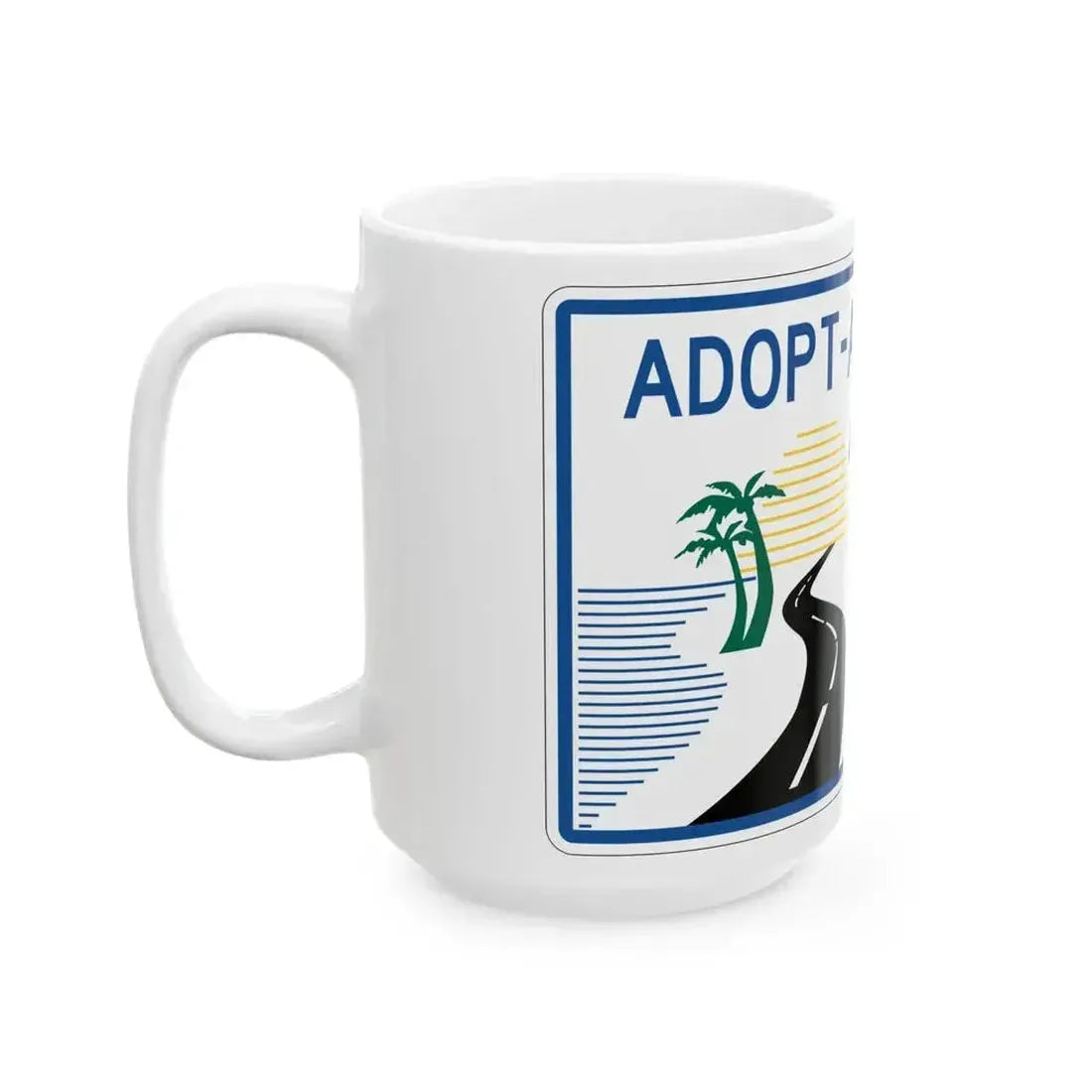 FDOT Road sign FTP-42-04 (Florida) (Road Sign) White Coffee Mug - Go Mug Yourself