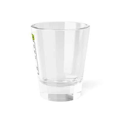 FDOT Road sign - Give Bicycle 3 Feet Clearance (Florida) (Road Sign) Shot Glass 1.5oz - Go Mug Yourself